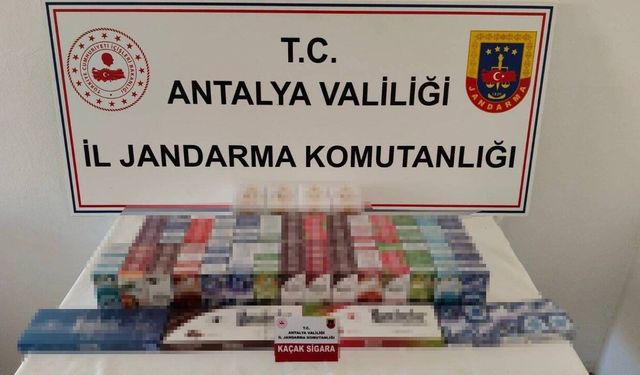 250 kilo kaçak tütün ve 420 paket kaçak sigara ele geçirildi