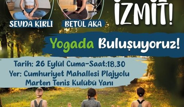 Nefes Al İzmit Yoga Etkinliğinin bu ayki durağı Plajyolu