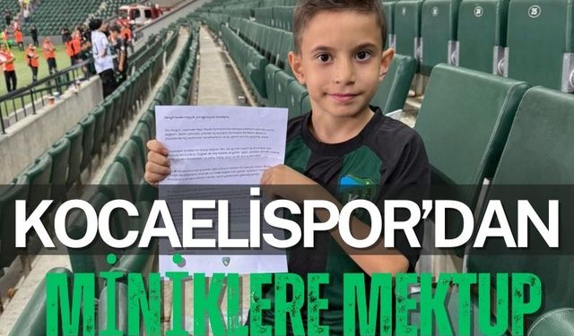 Kocaelispor miniklere anlamlı hatıra