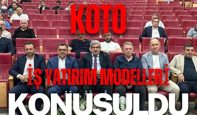 KOTO meclis toplantısı bugün saat 10.00 da toplantı salonunda başladı.