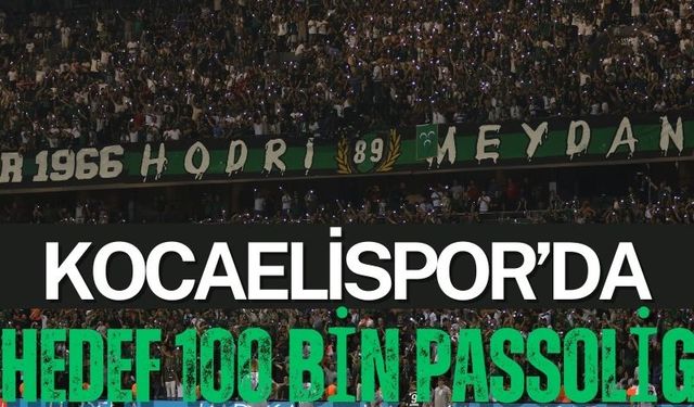 Kocaelispor'da hedef 100 bin Passolig kartı
