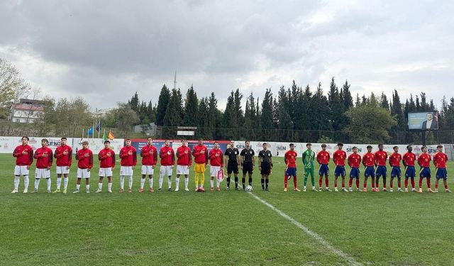 U18 Milli Takımı, Derince'de İspanya'ya mağlup