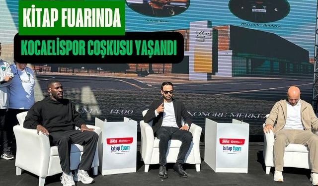 Kocaelispor’un yıldızları kitap fuarında taraftarla buluştu