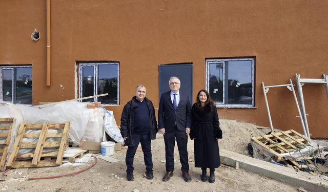 Kocaeli İl Sağlık Müdürü Pehlevan, Dilovası Sağlık Kompleksi İnşaatını İnceledi