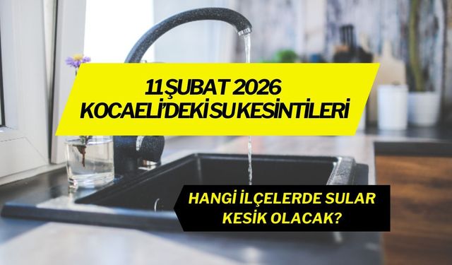 Derince’de Su Kesintisi: Deniz ve Dumlupınar Mahalleleri Etkilendi