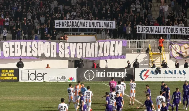 Gebzespor’dan Harda Kaçmaz’a Vefa