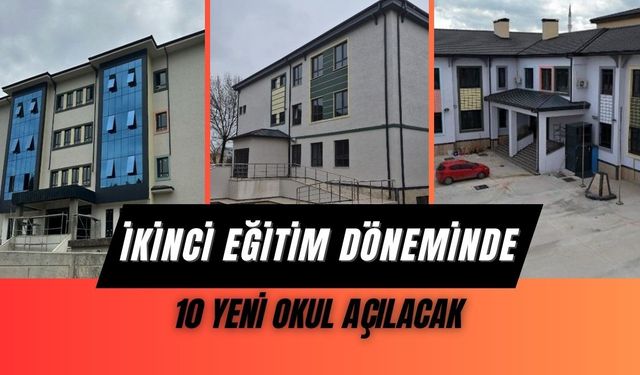 Kocaeli'de ikinci eğitim döneminde 10 yeni okul başlayacak!