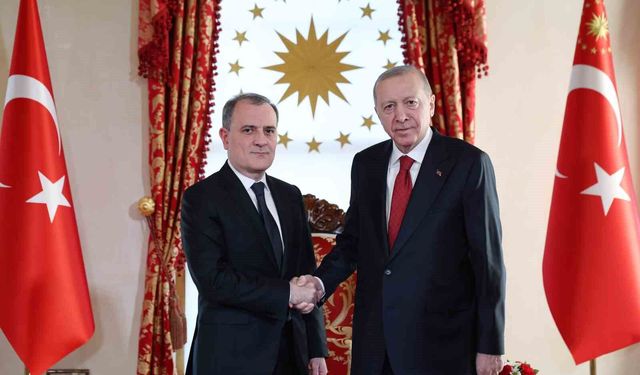 Erdoğan, Türk Devletleri Teşkilatı heyetini Dolmabahçe’de kabul etti