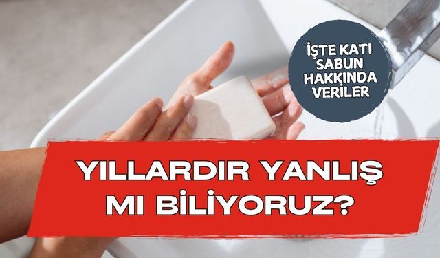 Yıllardır Yanlış Mı Biliyorduk? İşte Katı Sabun Hakkında Veriler...