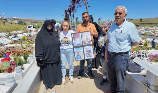 Büyükçekmece'de bıçaklanarak öldürülen 16 yaşındaki Abdulbaki Demirel'in kabrinde hüzünlü bayram