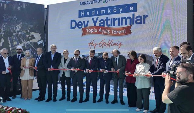 Hadımköy'de yapımı tamamlanan Kültür Merkezi törenle açıldı