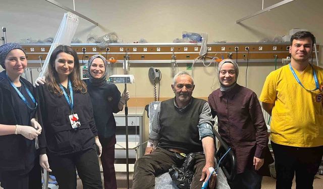 İnme hastasına hayat kurtaran müdahale