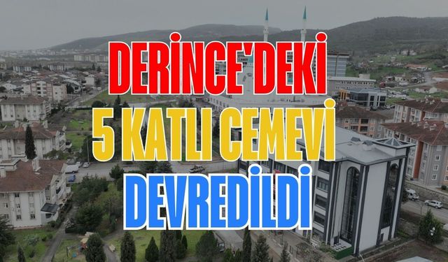 Derince'deki 5 Katlı Cemevi Devredildi