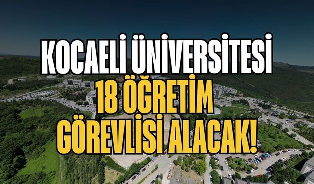 Kocaeli Üniversitesi'nden Dev İstihdam