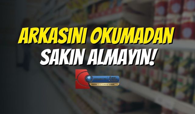 Arkasını Okumadan Sakın Almayın!