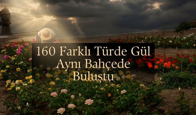 Başiskele 15 Bin Gülün Açtığı Bahçe Renk Cümbüşüne Büründü!