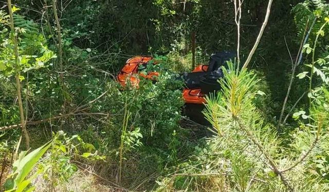 Kontrolden Çıkan ATV Dere Yatağına Uçtu: 3 Kişi Hastanelik Oldu!