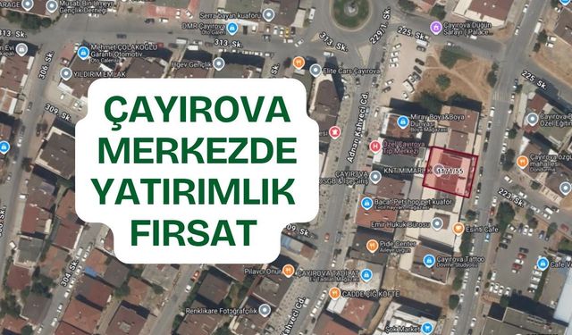 Çayırova Merkezde Yatırımlık Fırsat! İcradan Satılık Dubleks Çatı Piyesli İş Yeri