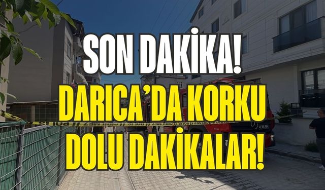 Darıca’da Korku Dolu Dakikalar: 4. Katta Mahsur Kalan Hamile Anne ve 2 Çocuğunu İtfaiye Kurtardı!