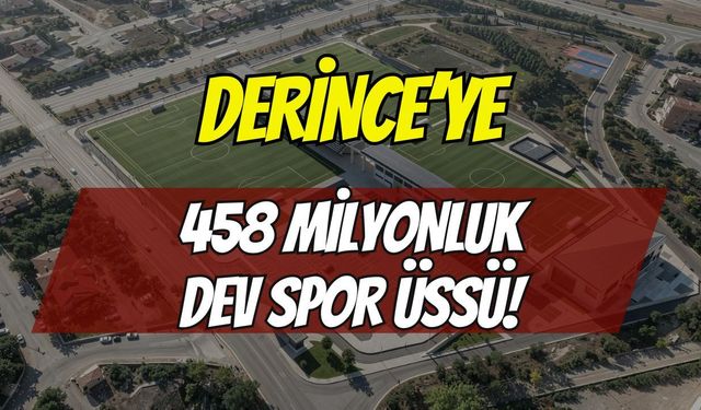 Derince’ye 458 Milyonluk Dev Spor Üssü! Sporcu Gençlik Eğitim Merkezi İhalesi Tamamlandı