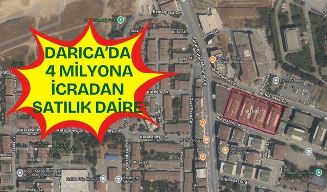Darıca’da 4 Milyon TL’lik Daire İcradan Satışa Çıkıyor