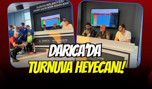 Darıca’da Dev Turnuva Heyecanı! Ahmet Çalık U10 Futbol Turnuvası'nın Kuraları Çekildi