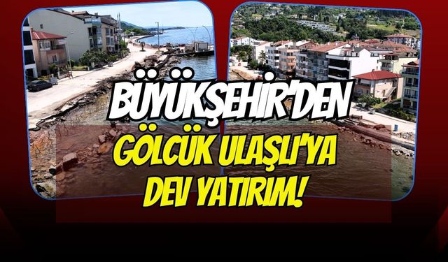 Büyükşehir'den Gölcük Ulaşlı Sahiline Dev Kalkan!