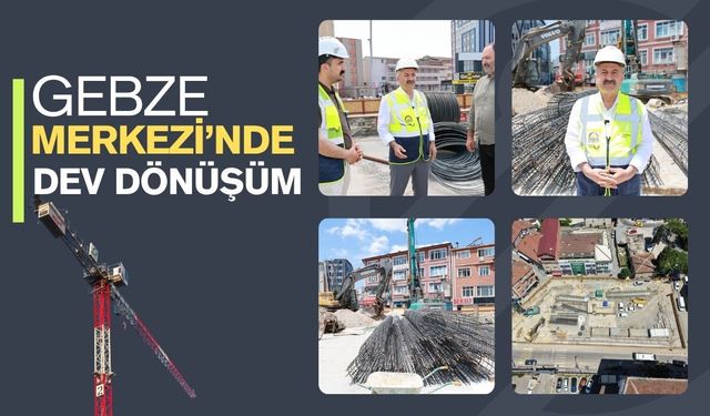 Gebze Merkezinde Dev Dönüşüm: Tarihi Hamam Gün Yüzüne Çıkıyor, 241 Araçlık Otomatik Otopark Geliyor!
