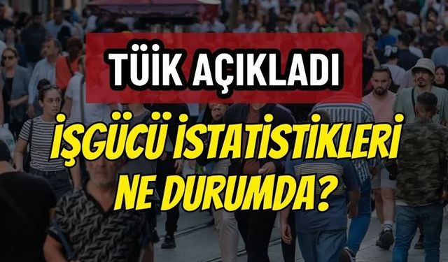 TÜİK Mayıs 2026 işgücü istatistiklerini açıkladı!