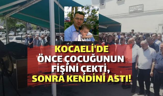 Kocaeli'de Yürek Yakan Olay: Önce Çocuğunun Fişini Çekti, Sonra Kendini Astı!