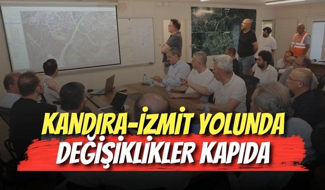 Kandıra-İzmit Yolunda Değişiklikler Kapıda