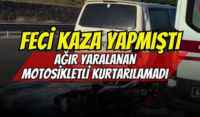 Kuzey Marmara Otoyolu'ndaki feci kazadan acı haber: Ağır yaralanan motosikletçi kurtarılamadı!