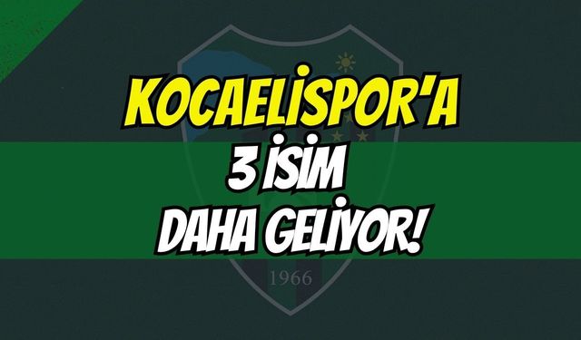 Kocaelispor Yönetiminden Zamana Karşı Yarış: 3 Yeni Transfer Sezon Öncesi Kampına Yetişiyor