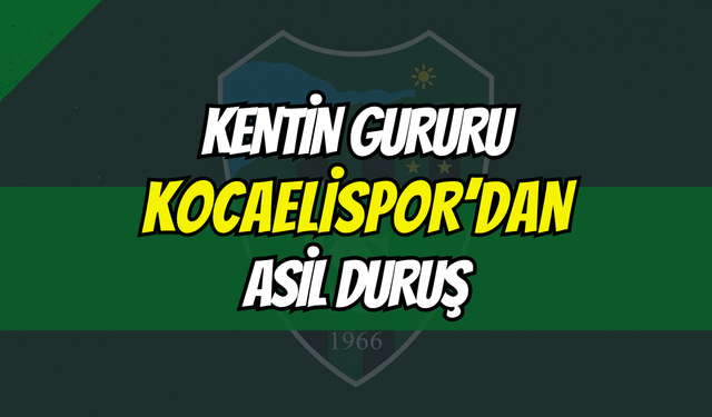 Kocaelispor'dan asil duruş: "Güzel yurdumuz İzmit’in düşman işgalinden kurtuluşu kutlu olsun!"