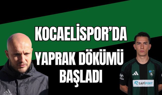 Kocaelispor'da Yaprak Dökümü Başladı! İki Tecrübeli İsimle Yollar Resmen Ayrıldı