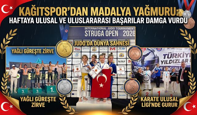 Kağıtspor’dan Madalya Yağmuru: Haftaya Ulusal ve Uluslararası Başarılar Damga Vurdu