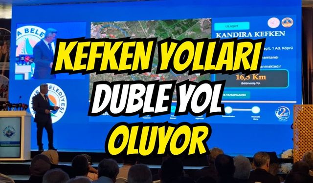Kefken Yolları Duble Yol Oluyor!