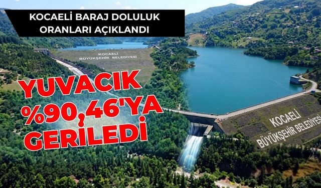 Kocaeli'nin can damarı alarmda: Yuvacık Barajı’nda düşüş trendi hızlandı!