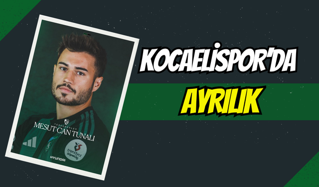 Kocaelispor, Orta Saha Oyuncusu Mesut Can Tunalı’nın Sözleşmesini Karşılıklı Feshetti!