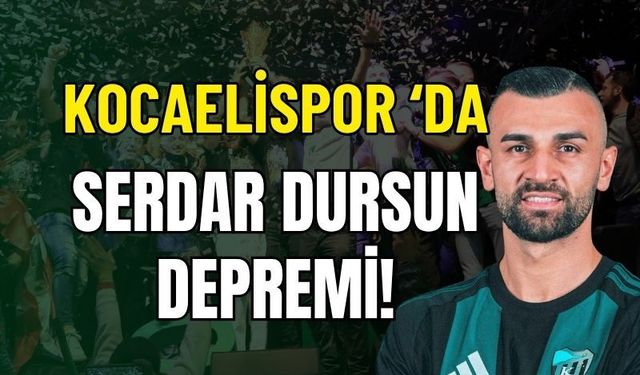 Kocaelispor'da Serdar Dursun Depremi! Tecrübeli Golcü Körfez'den Ayrılıyor mu?
