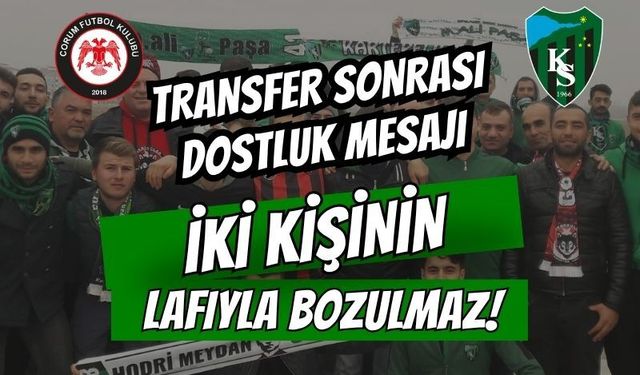 Kocaelispor’da Smolcic Transferi Sonrası Çorum-Kocaeli Dostluk Mesajı: "İki Kişinin Lafıyla Bozulmaz!"