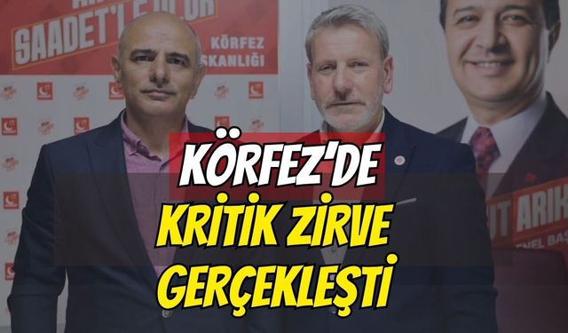Körfez’de Kritik Zirve: Belediye Başkanı Söğüt, Saadet Partisi İlçe Başkanı Tahtalı’yı Ziyaret Etti