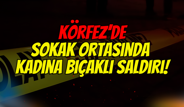 Kocaeli Körfez'de Diş Hastanesi Önünde Dehşet! Tartıştığı Kadını Kasığından Bıçakladı