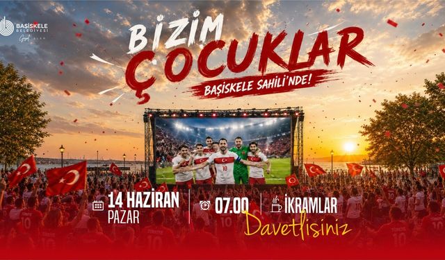 Başiskele Sahili'nde Dünya Kupası Coşkusu: Dev Ekranda Futbol Şöleni!