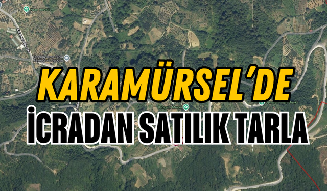 Karamürsel'de İcradan Satılık Tarla