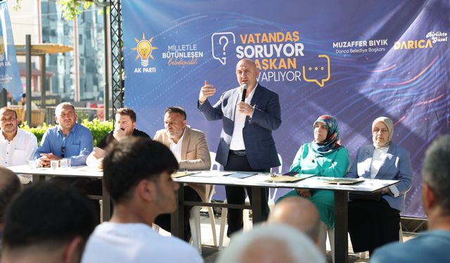 Darıca’da Milletle Bütünleşen Belediyecilik: Başkan Muzaffer Bıyık Emek Mahallesi'ni Dinledi