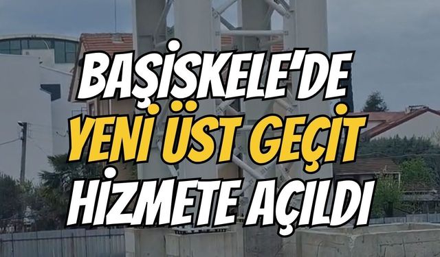 Başiskele'de Yeni Üst Geçit Hizmete Açıldı