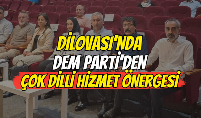 Dilovası'nda DEM Parti'den "Çok Dilli" Hizmet Önergesi