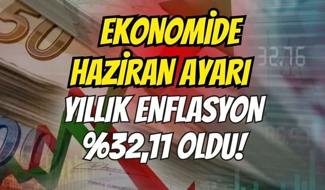 Ekonomide Haziran ayarı: Yıllık enflasyon %32,11 oldu!