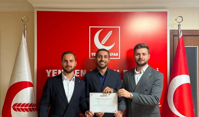 YRP Çayırova Gençlik Kolları Başkanlığına Umut Menal Atandı